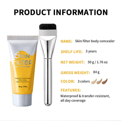 Isolation Cream Primer Moisturising Brightening Makeup Base with Brush