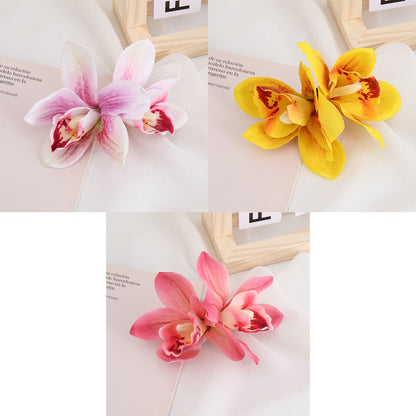 3 Pack Hawaiian Tropical Flower Hair Clips for Women