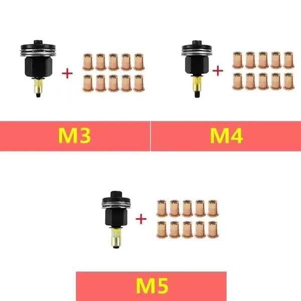Manual Riveter Head Kit, Rivet Nut, Contains 30 Nuts