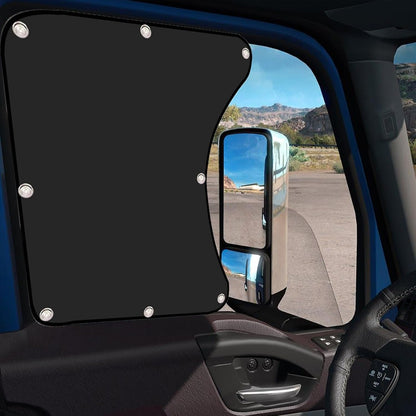 Semi Truck Side Window Sun Shade for Freightliner Volvo VNL International Trucks RV