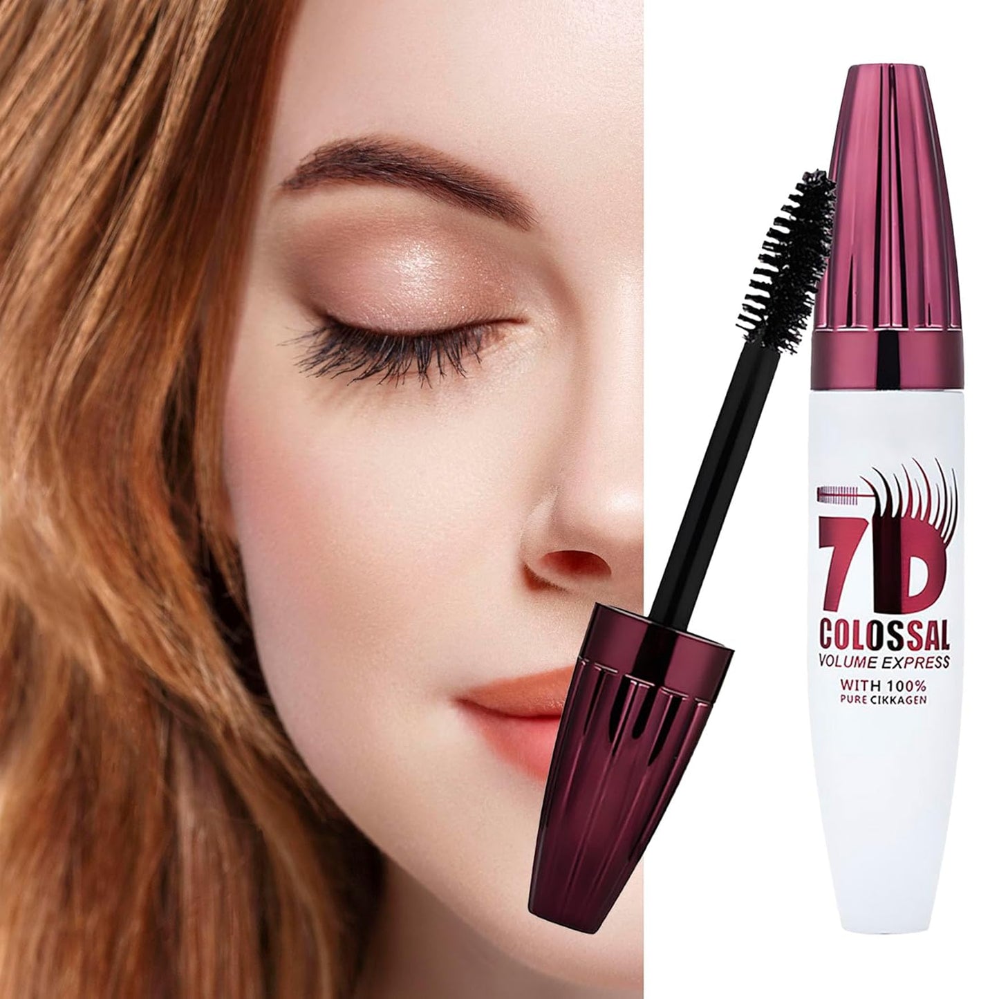 3 PCS 7D Waterproof Mascara - 24H Long Lasting Volume & Curl