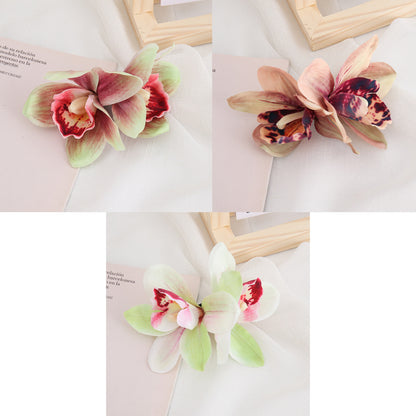 3 Pack Hawaiian Tropical Flower Hair Clips for Women