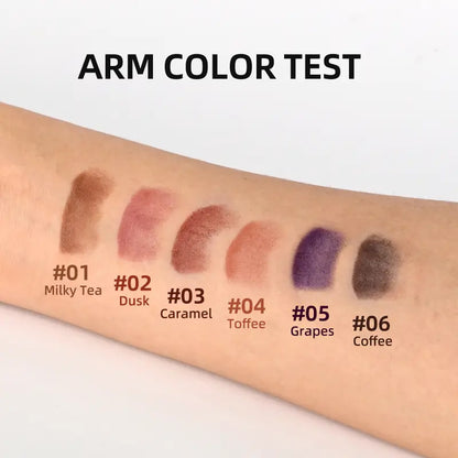6 pcs/set Long lasting 2-in-1 Liquid Lip Liner & Lipstick