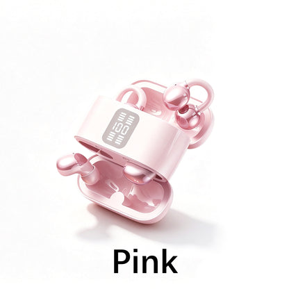 2-in-1 Wireless Earbuds, Open Ear Clip-on & in-Ear Earbuds