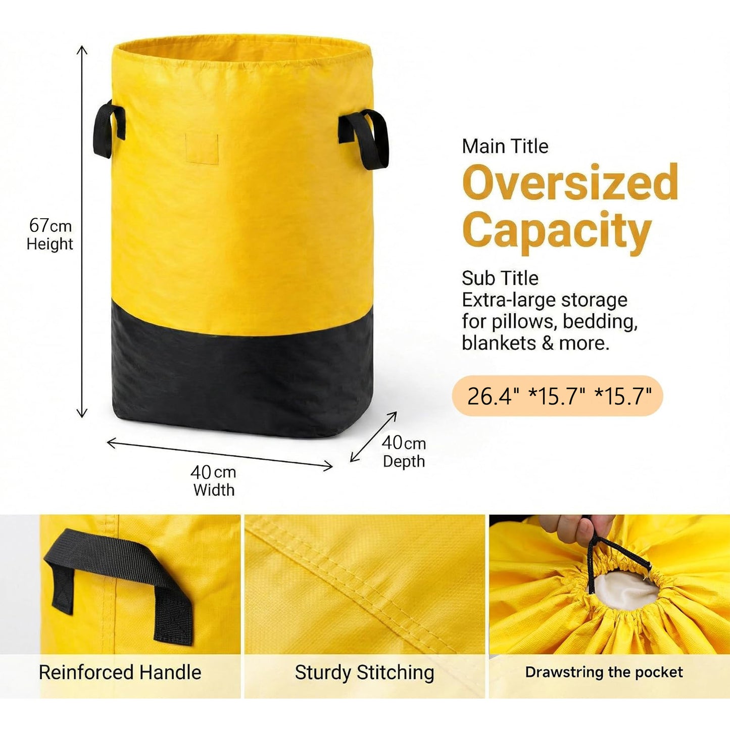 Foldable Waterproof Heavy Duty Large Capacity Moving Bags