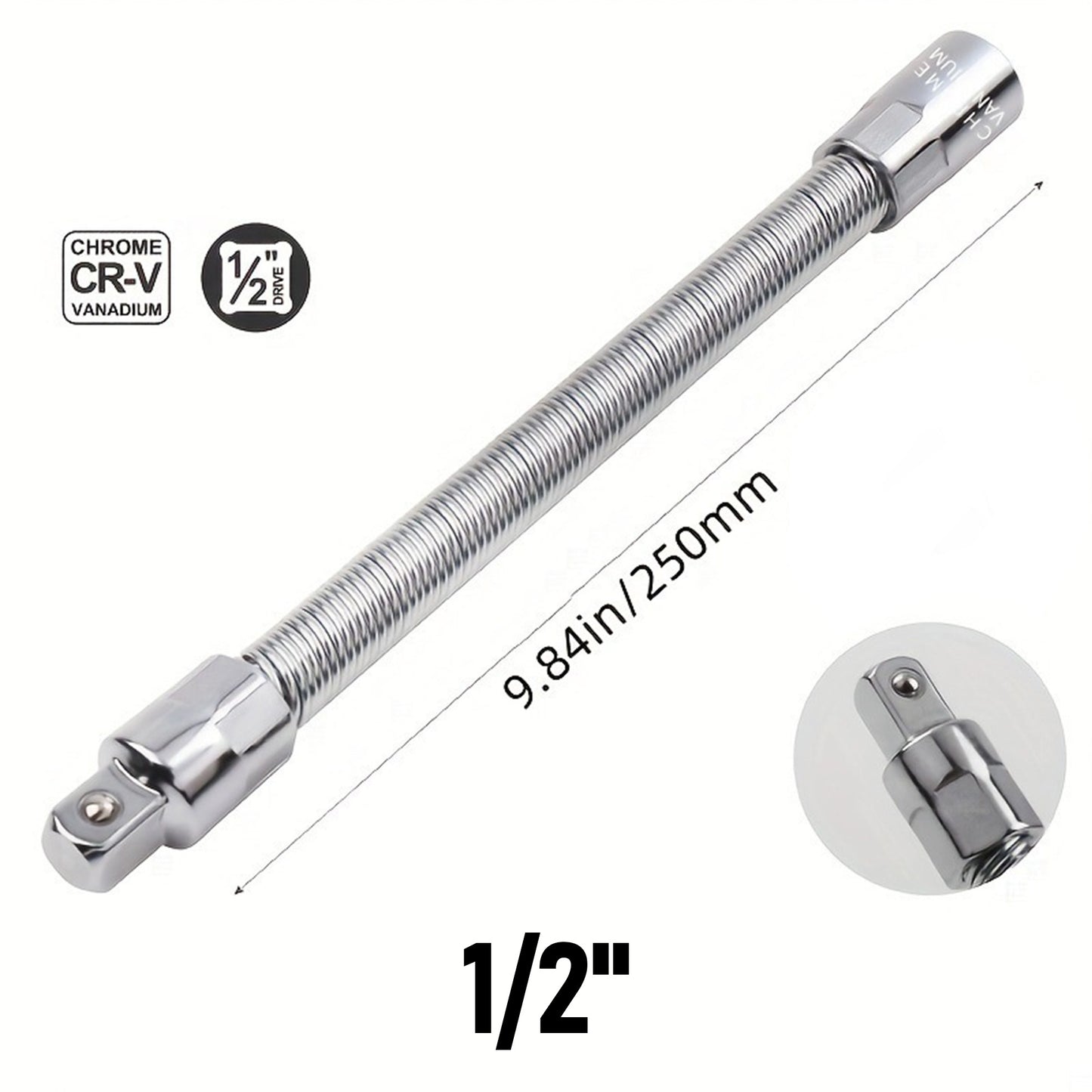 360 Flexible Socket Extension Bar for Impact Wrench Ratchet and Automotive Repair