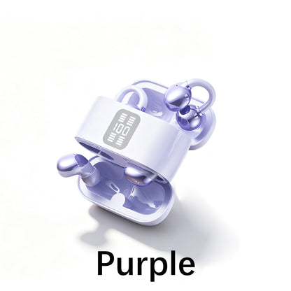 2-in-1 Wireless Earbuds, Open Ear Clip-on & in-Ear Earbuds