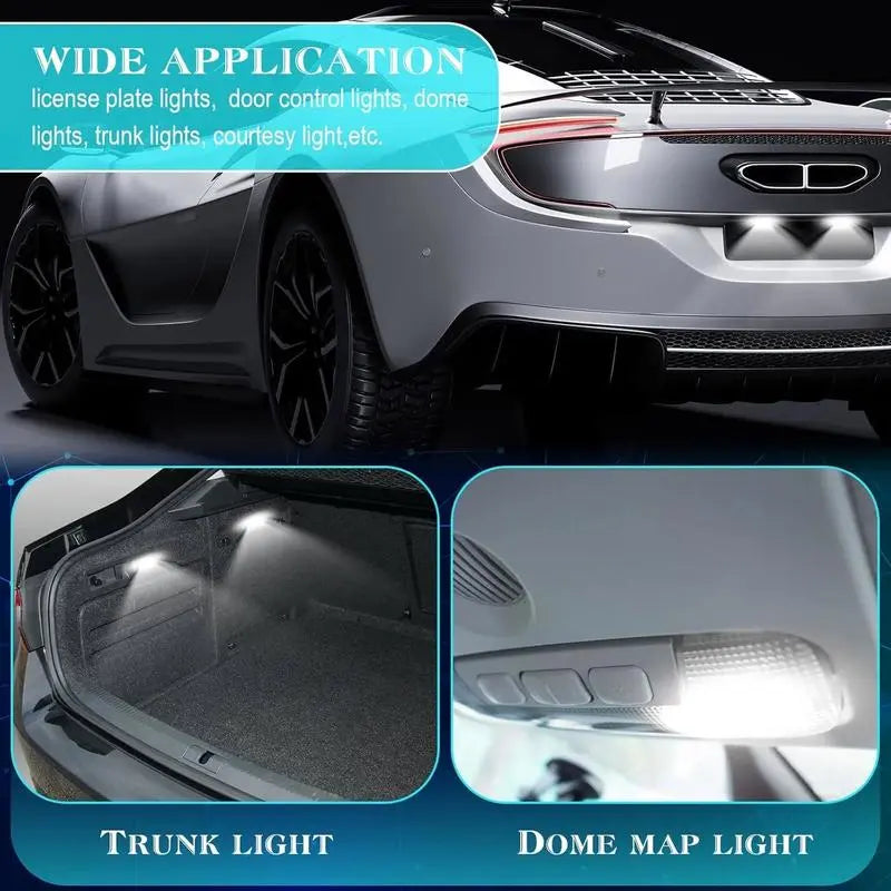 70 Pcs Interior Lights LED Car Bulb Kit Set Dome Light