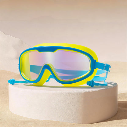 Adult Large Swim Goggles, Wide View, Anti Fog UV Protection & No Leak Design