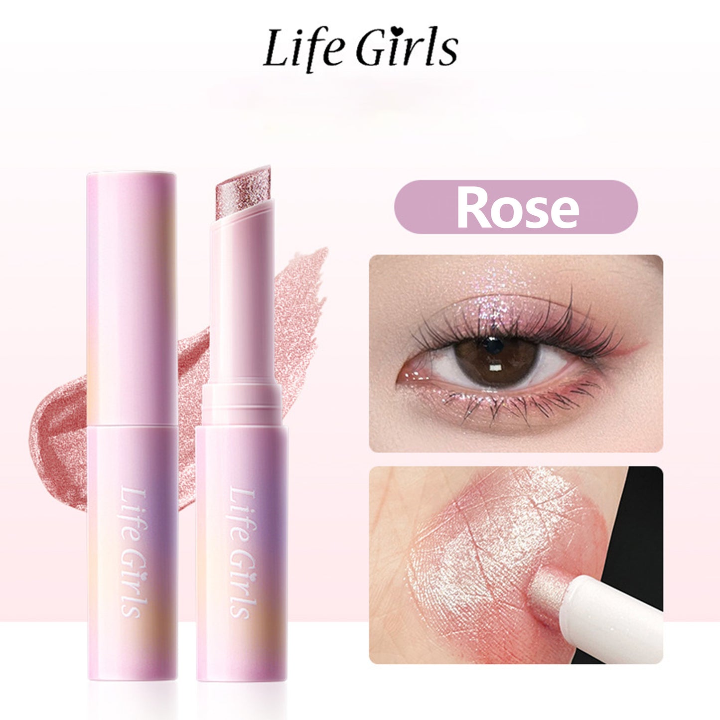 4 Pack Crystal Jelly Glaze Makeup Glitter All-in-one Stick