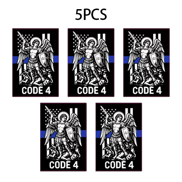 St. Michael The Archangel Code 4 Decal