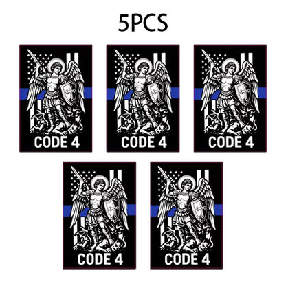 St. Michael The Archangel Code 4 Decal