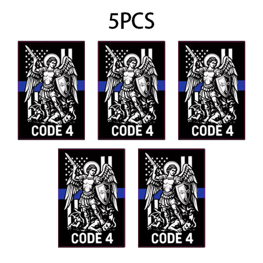 St. Michael The Archangel Code 4 Decal