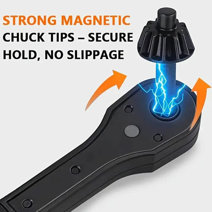 3-in-1 Ratchet Drill Chuck Key Wrench