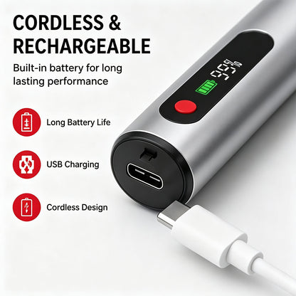 Ultimate Cordless Engraving Pen - Engrave 60+ Surfaces - 30 Bits & Mastery Guide