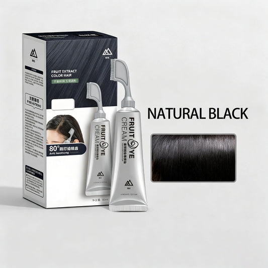 Fruit Essence Hair Dyeing Comb - Plant Extract Hair Dye Essence