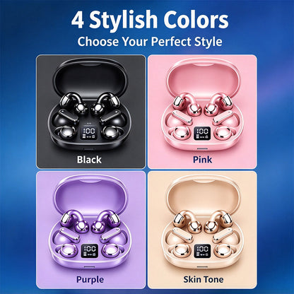3 In 1 Earbuds with Clip‑On, In‑Ear & Sleep Earphones