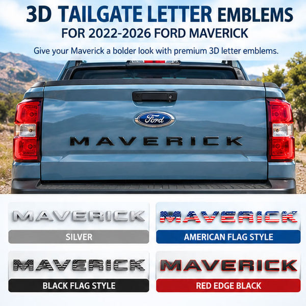3D Maverick Tailgate Letters for Ford Maverick 2022-2026
