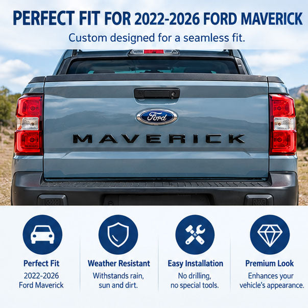 3D Maverick Tailgate Letters for Ford Maverick 2022-2026