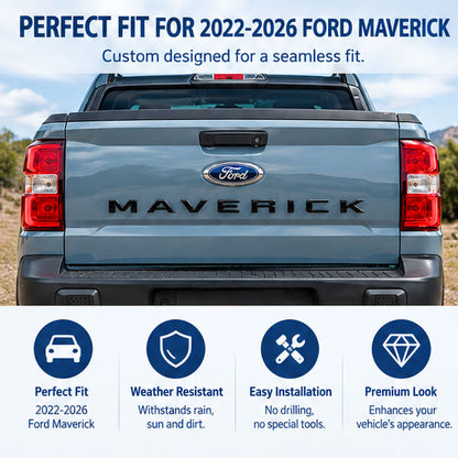 3D Maverick Tailgate Letters for Ford Maverick 2022-2026