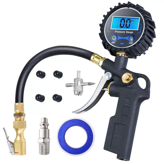 0-250 PSI Digital Tire Inflator with Easy to Read Pressure Gauge