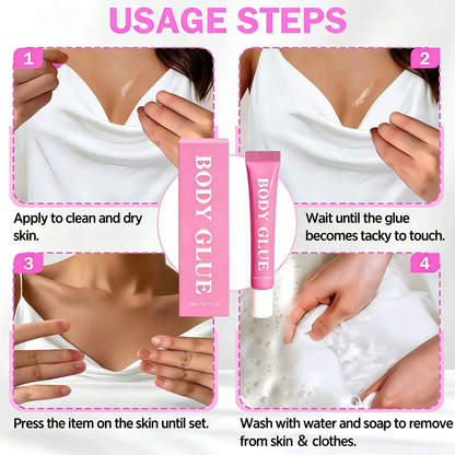 Body Adhesive 20ml - Body Glue Long-lasting adhesion