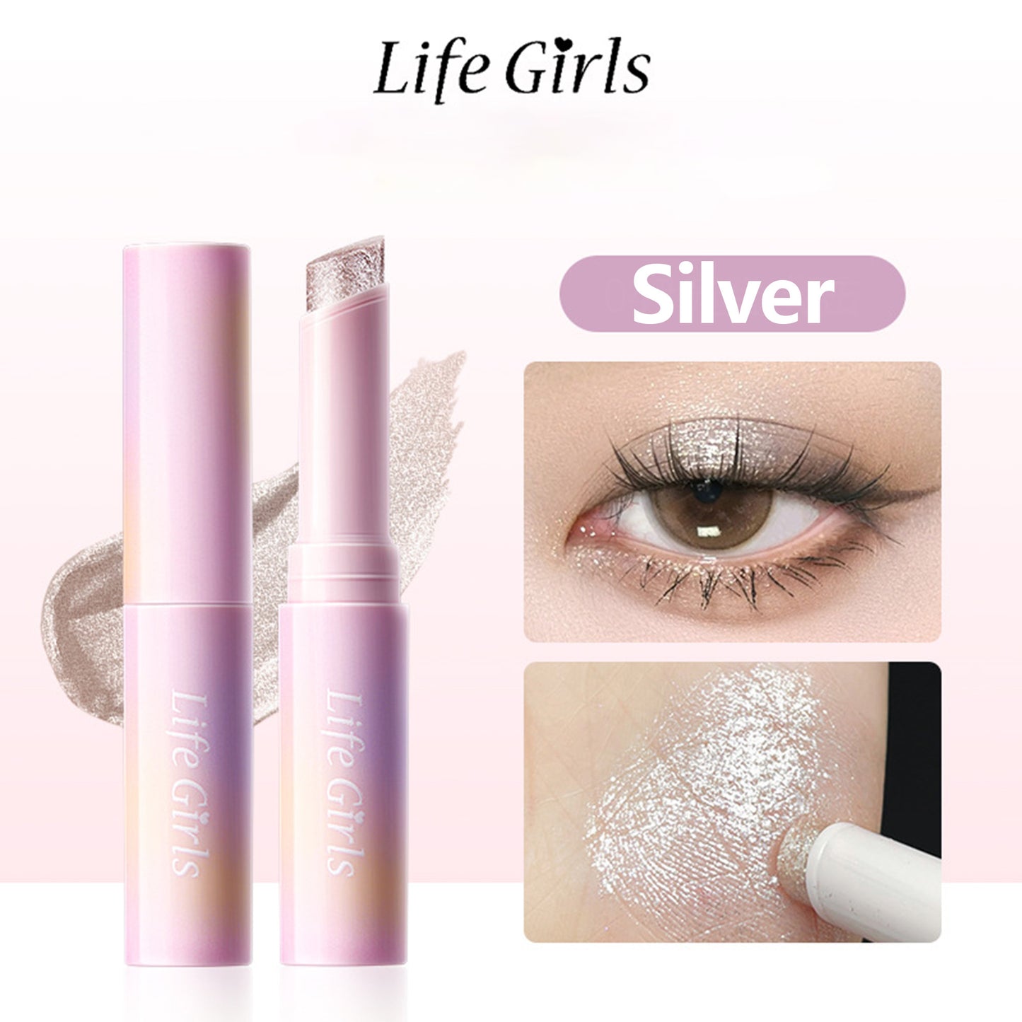 4 Pack Crystal Jelly Glaze Makeup Glitter All-in-one Stick