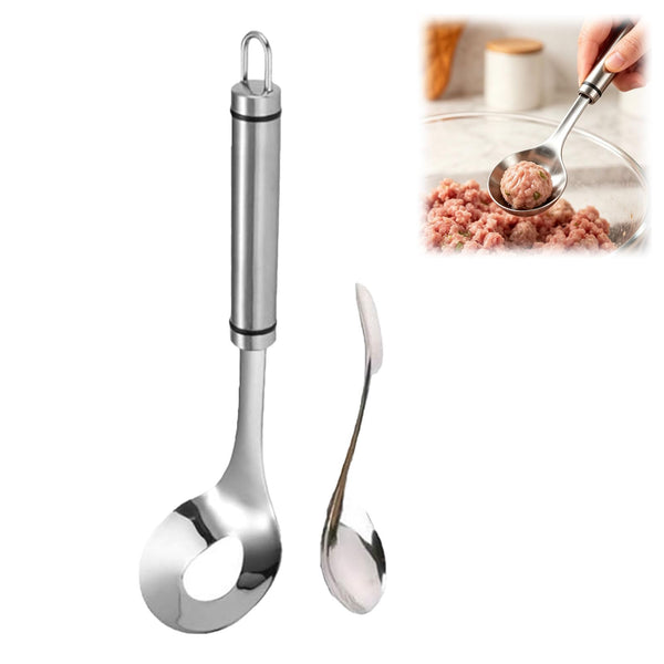 Meatball Maker Spoon Set,Stainless Steel Manual Meat Ball Cooking Tool
