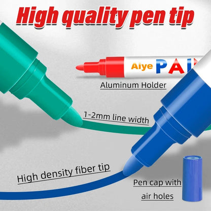 11Pcs Waterproof Permanent Paint Marker Pen Set