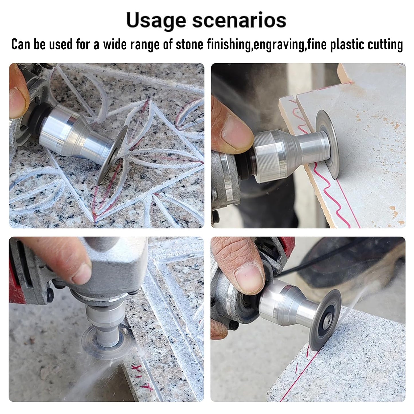 Diamond Engraving Blade & Saw Kit with Removable Flange