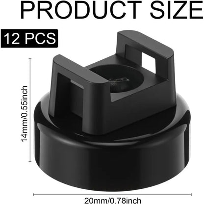 6PCS Heavy-Duty Magnetic Cable Tie Mounts