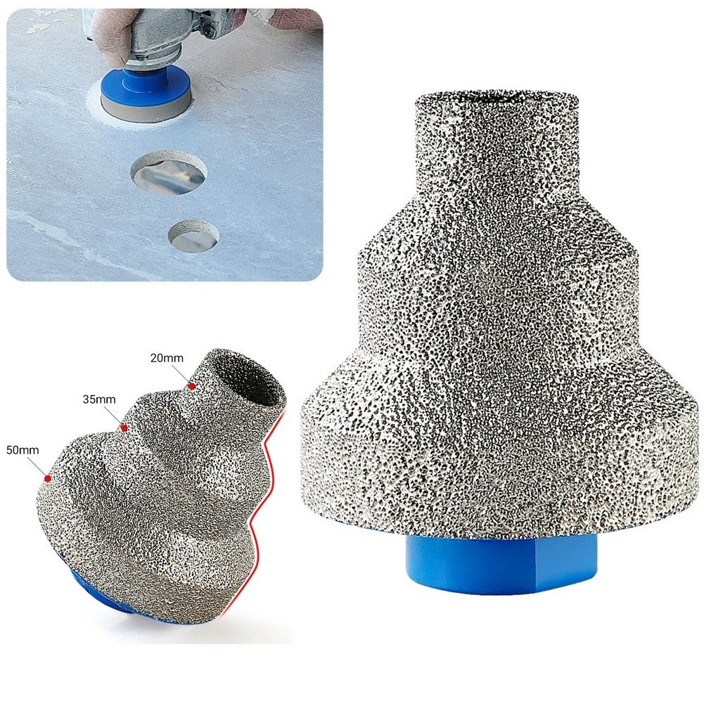 20-35-50mm Step Drill Bit Beveling Chamfer Bits Straight Flute For tiles marble