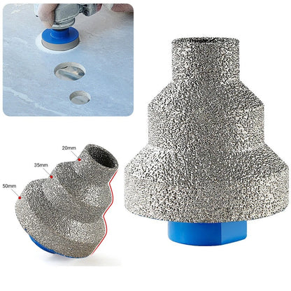 20-35-50mm Step Drill Bit Beveling Chamfer Bits Straight Flute For tiles marble