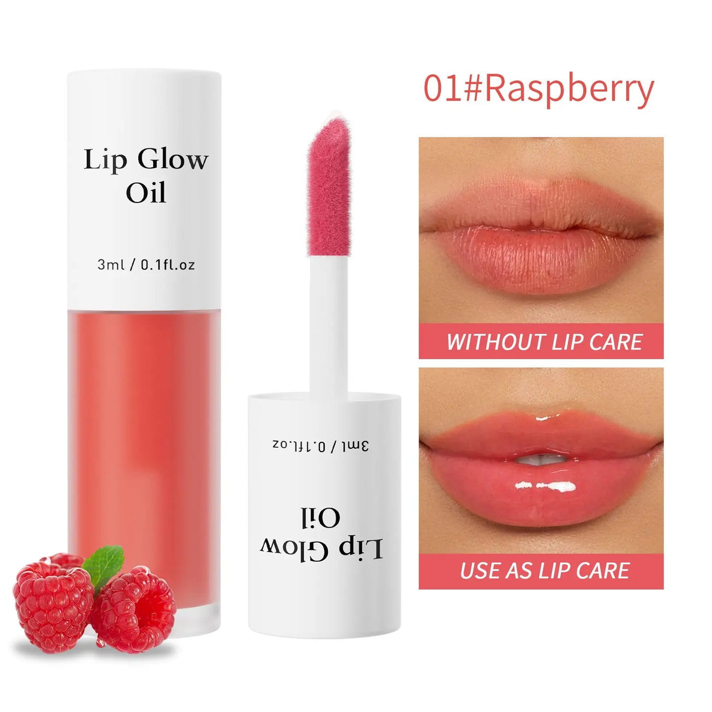 Hellokiss Fruit Flavor Lip Oil Moisturizing Non-Stick Cup Transparent Pouty Lip Gloss Glass Lip Lip Glaze