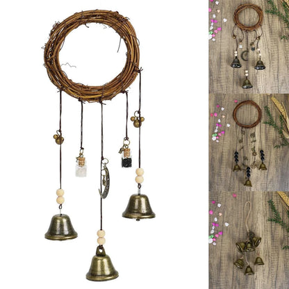 Witch Bell Wind Chime Hanging Witch Bells Protection Door Hangers for Good Luck
