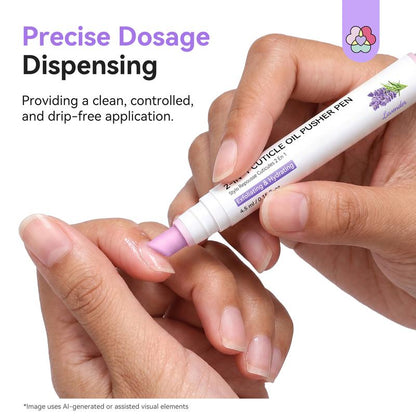 Pen-Style 2-in-1 Nail Care Pusher & Cuticle Remover