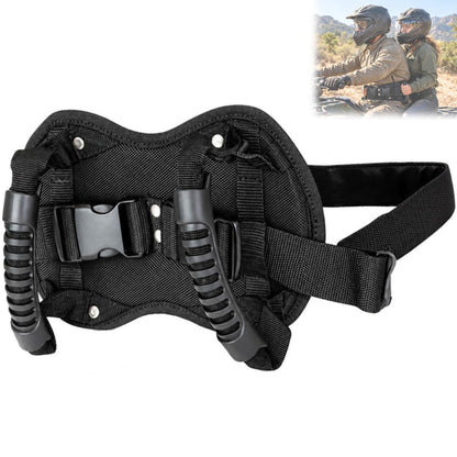 Motorcycle Waist Safety Belt with Handles, Motorcycle Passenger Pillion Grab Handles