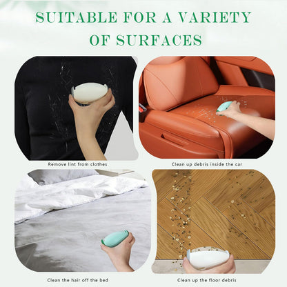2Pcs Extra Sticky Reusable Gel Lint Roller for Pet Hair，Portable Travel Size Fabric Safe