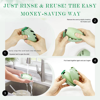 2Pcs Extra Sticky Reusable Gel Lint Roller for Pet Hair，Portable Travel Size Fabric Safe