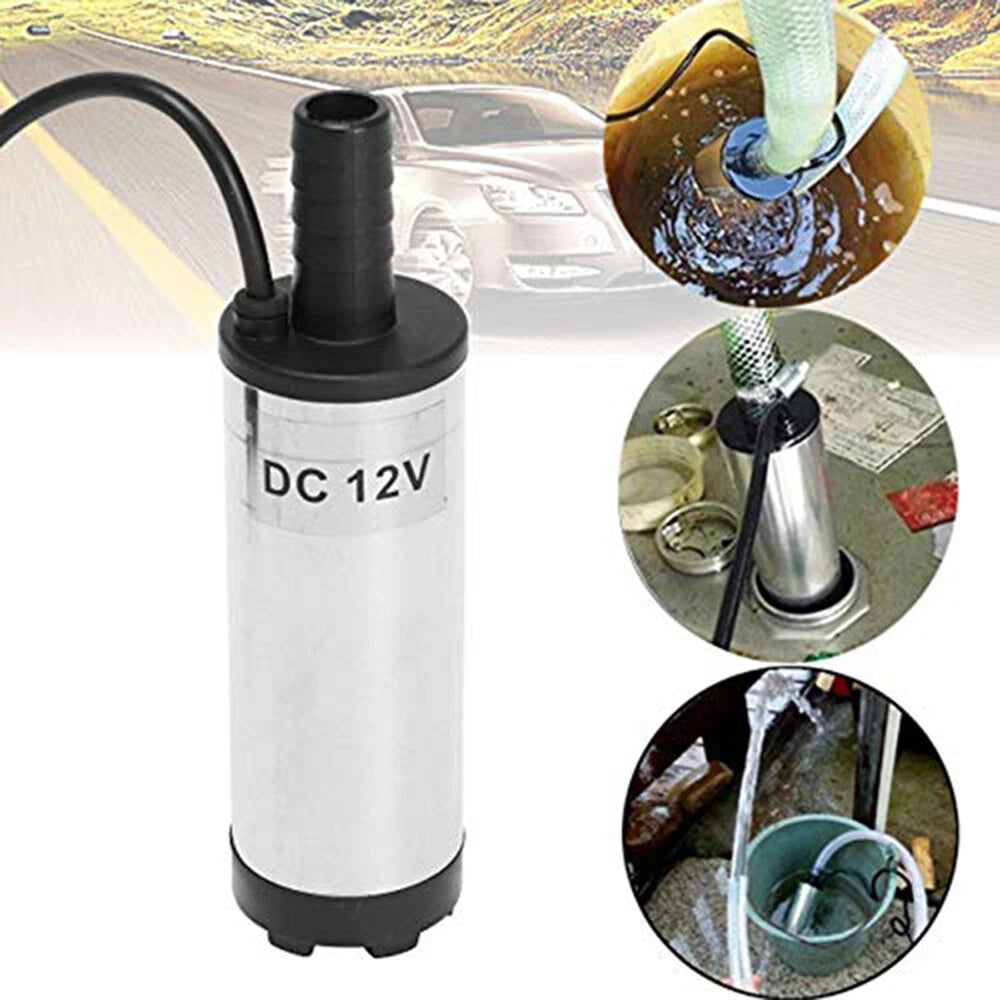DC 12V Stainless Steel Submersible Diesel Fuel Water Oil Pump