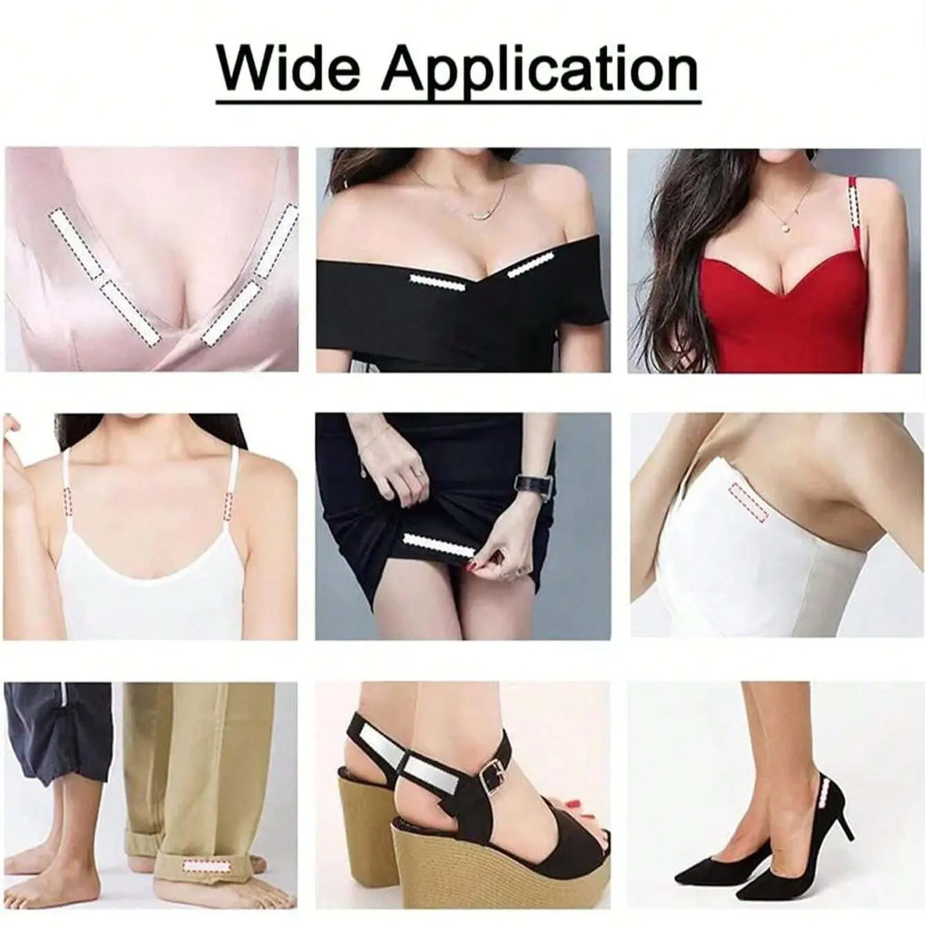 180pcs of Non-Slip Chest Stickers - Anti-Exposure Chest Collars