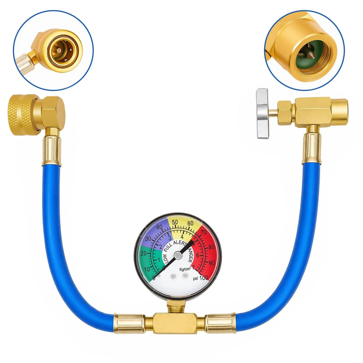 R134A AC Refrigerant Charge Hose Kit