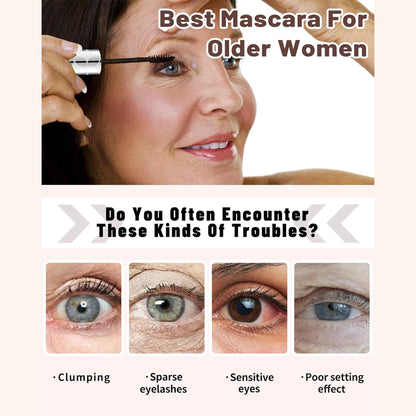 2Pack Waterproof Mascara for Long-Lasting 24-Hour Thick & Well-Defined Lashes