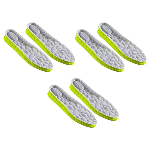 3 Pair 4D Breathable Memory Foam Cloud Insoles