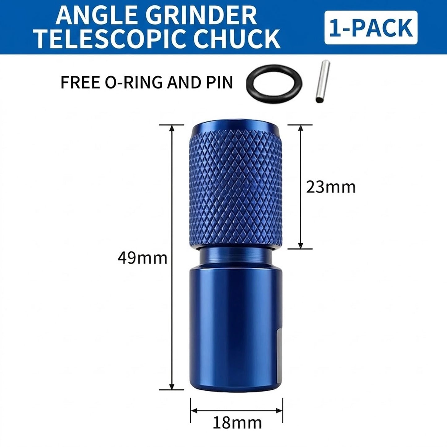 Carbon Steel Corner Mill Converter Quick Releasing Angled Grinder Adapter