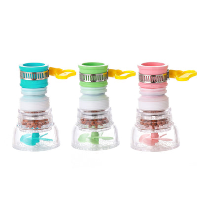 3 Pack 360° Rotating Splash-Proof Telescopic Faucet Water Filter