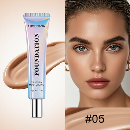 Long-Lasting Wear Matte Smooth Liquid Foundation, Waterproof and Sweatproof for A Translucent, Natural Finish