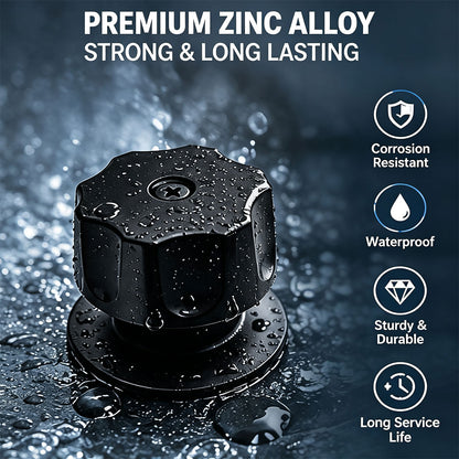 Zinc Alloy Hot and Cold Faucet Handle for Shower Valves and Washbasins
