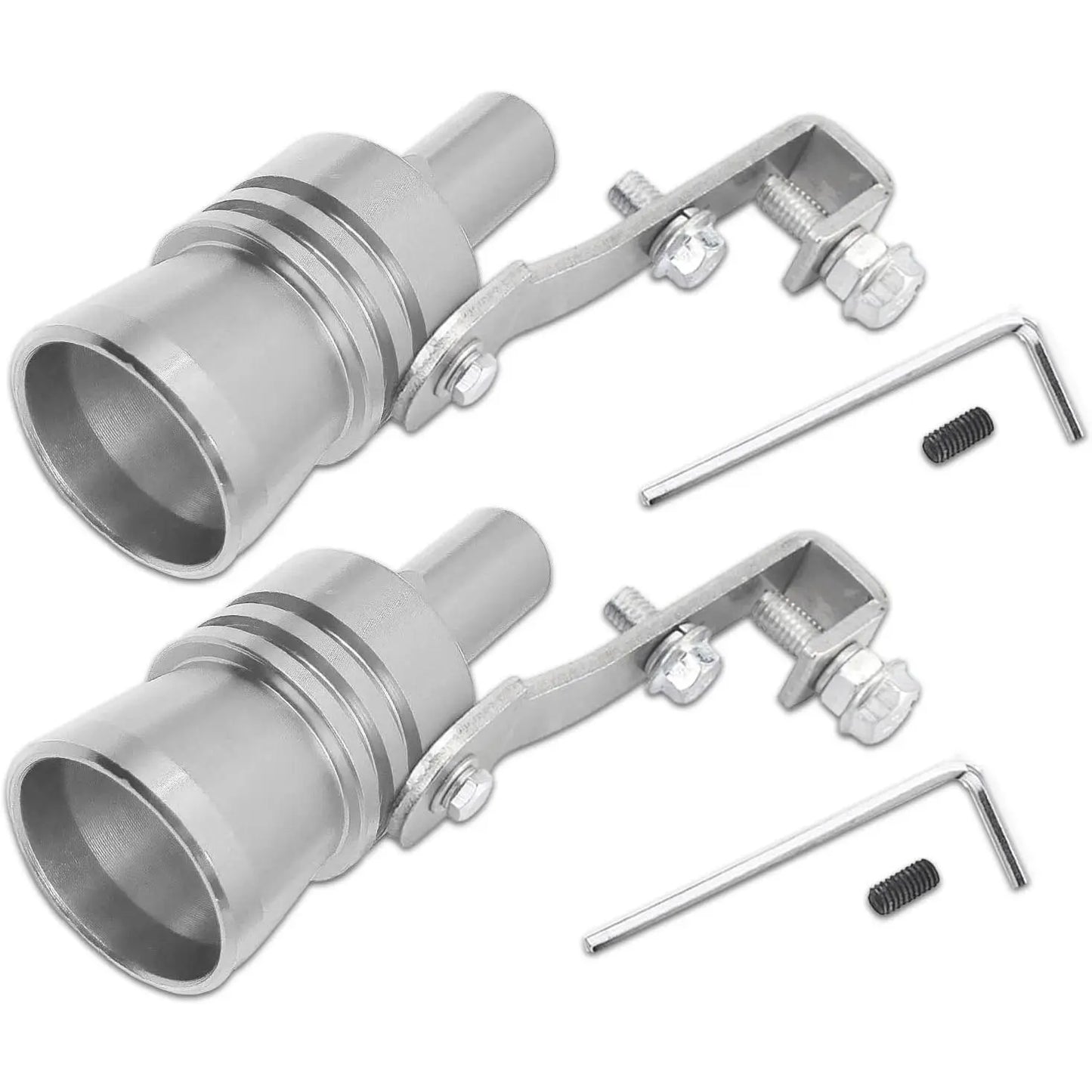Turbo Sound Whistle Exhaust Muffler, XL Size Aluminum Alloy Universal Turbo