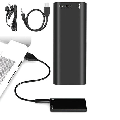 8GB Mini Voice Recorder: One-Button Recording, HD Audio & MP3 Player